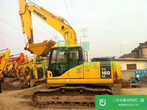 轉讓:二手小松160挖掘機-拆樓機出售