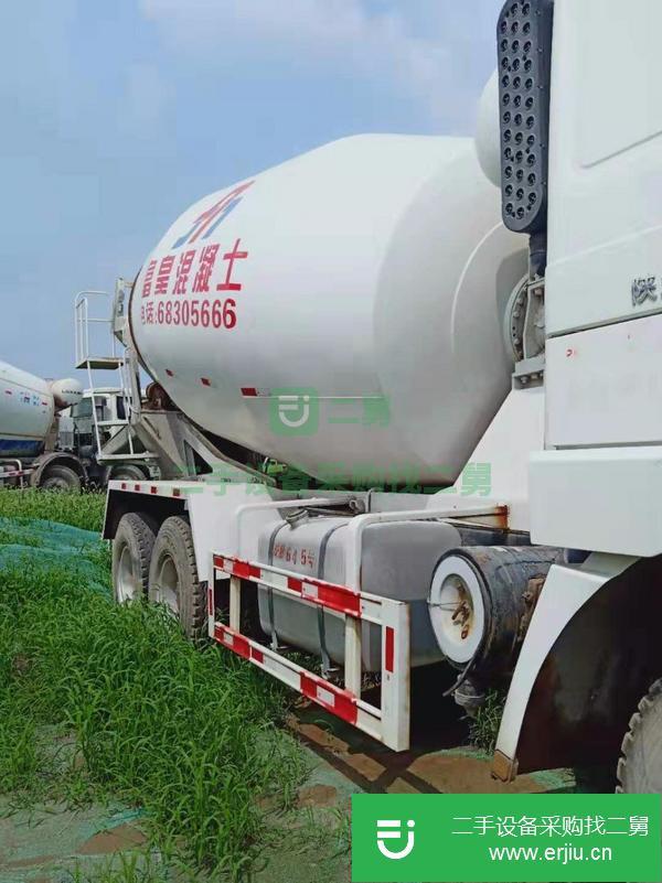 轉讓14年二手德龍攪拌車 340馬力 大12方