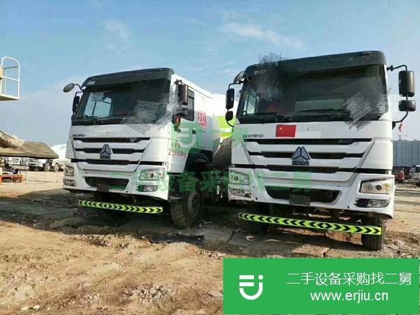 出售二手18年國五大14方攪拌車 380馬力 二手混泥土攪拌罐車