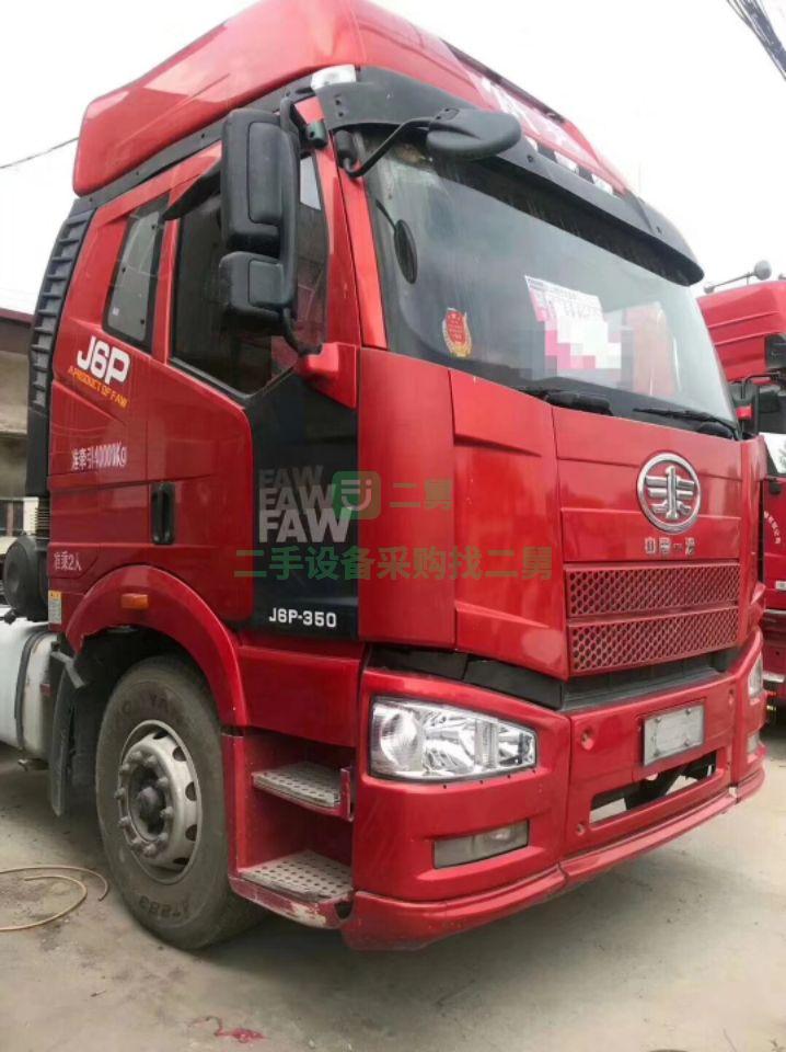 急售2手牽引車解放J6牽引車頭雙驅輕體牽引車