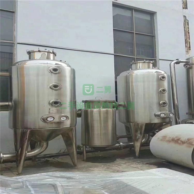 出租二手雙效降膜蒸發器  小型污水處理設備  急售9成新蒸發器聚發JF--2000山東省濟寧市