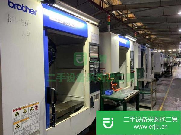 轉讓二手CNC加工中心，兄弟S500X1鉆攻中心，主軸16000
