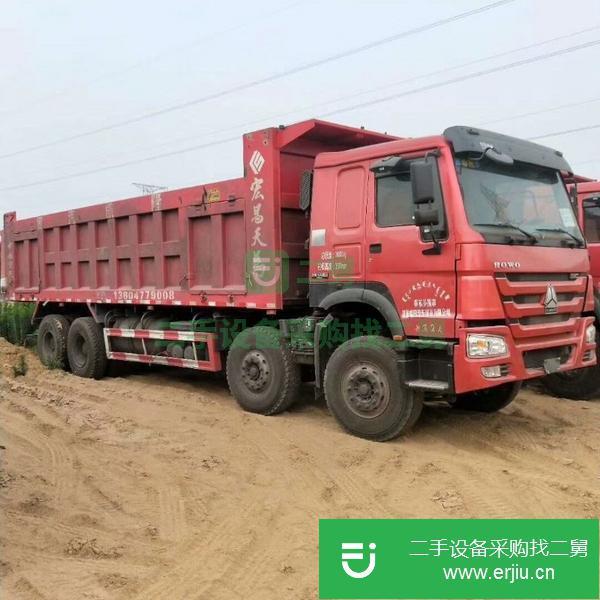 轉讓處理二手豪沃18年國五前四后八自卸車 可按揭 二手工程渣土車
