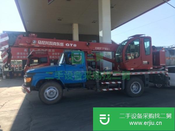 轉讓12年泰安東岳Gt8馬尼托馬克8噸吊車
