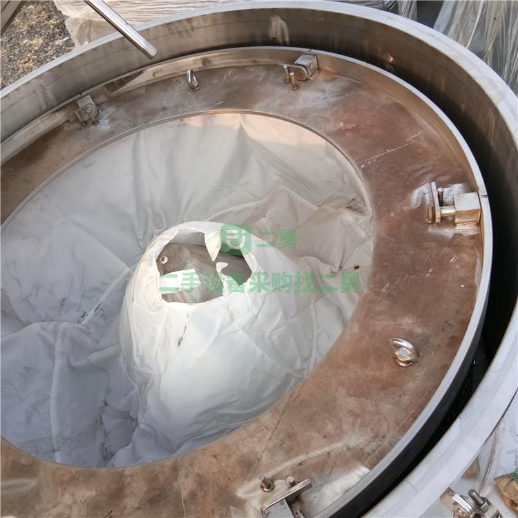 二手不銹鋼1250平板吊帶離心機   平板密閉襯塑離心機