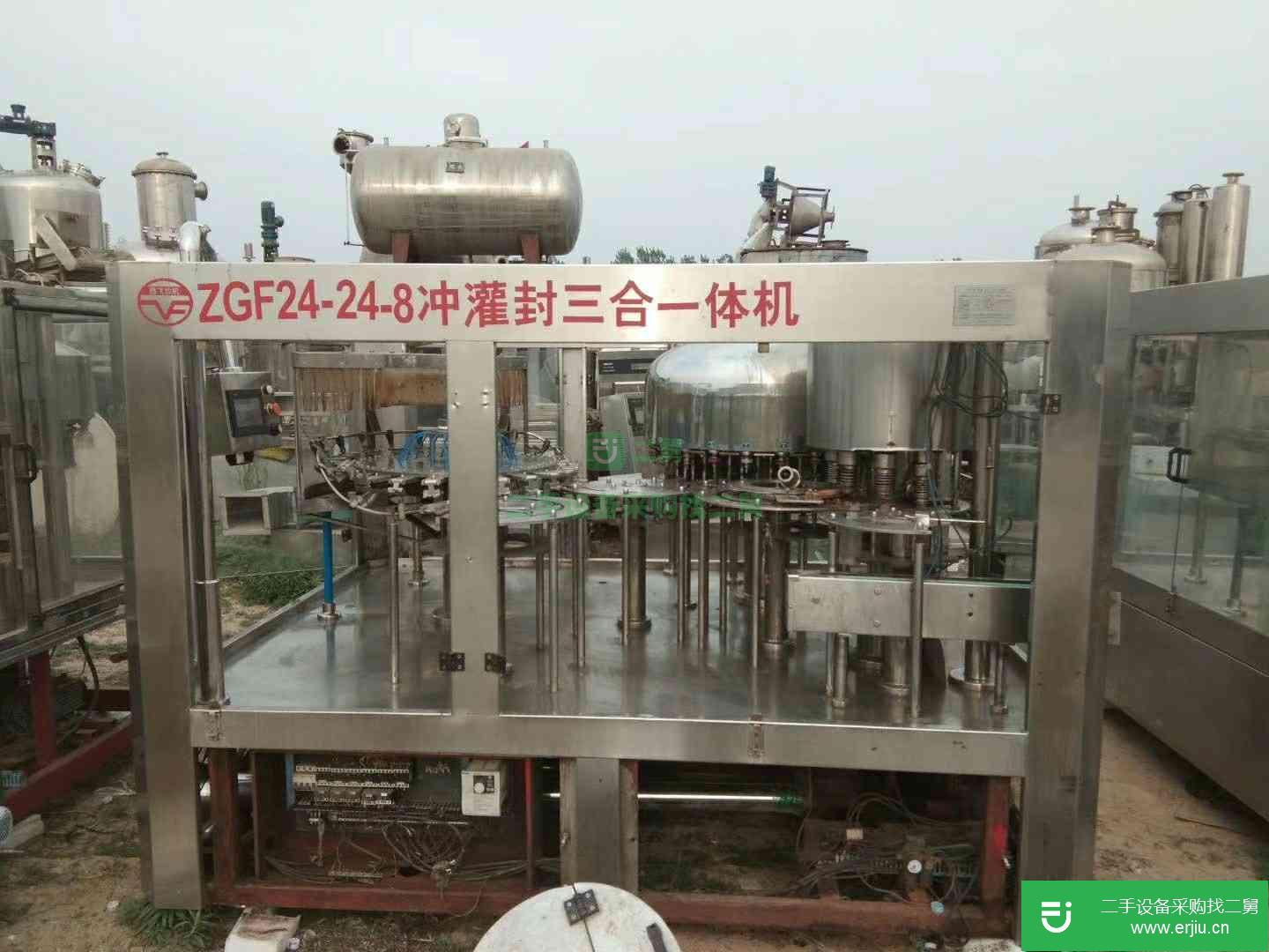 長年出售二手礦泉水灌裝機 24頭礦泉水灌裝機 礦泉水生產線