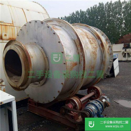 轉讓二手雞糞滾筒烘干機 二手有機肥生產線設備