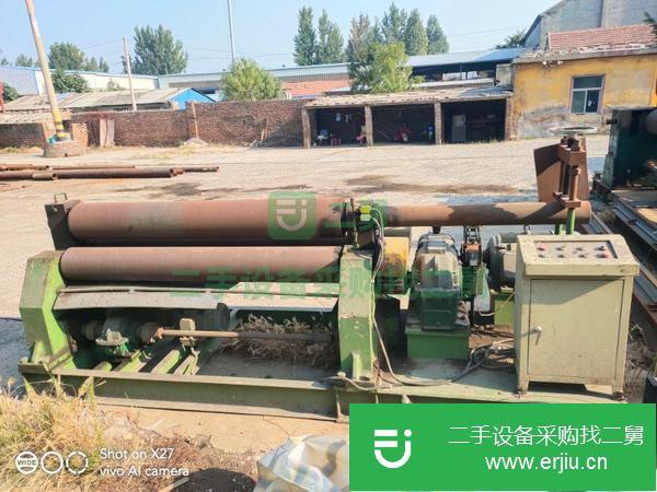 出售二手實心國標W11-20*2000對稱式機械卷板機數(shù)臺