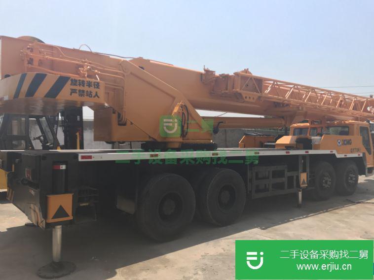 轉讓9成新徐工QY70K-I 70噸汽車起重機一臺