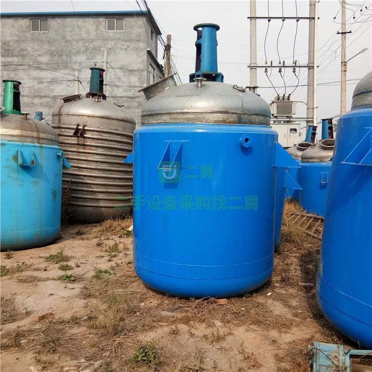 二手3噸搪瓷反應釜   5噸搪玻璃反應釜價格
