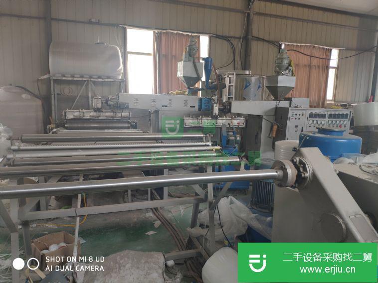 轉讓:1.2米氣泡膜雙層復膜機