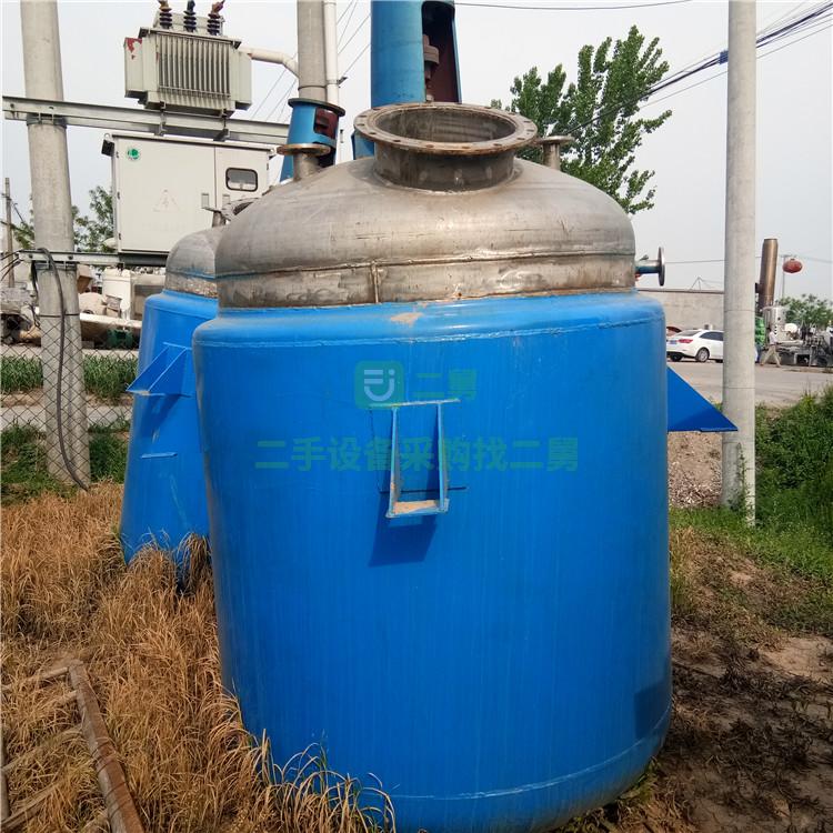 二手3000L  5000L搪瓷反應(yīng)釜   不銹鋼蒸餾釜