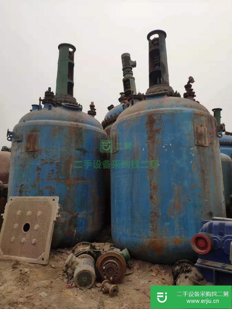 供應二手 搪瓷反應釜二手5頓搪瓷反應釜二手2頓搪瓷反應釜二手反應釜