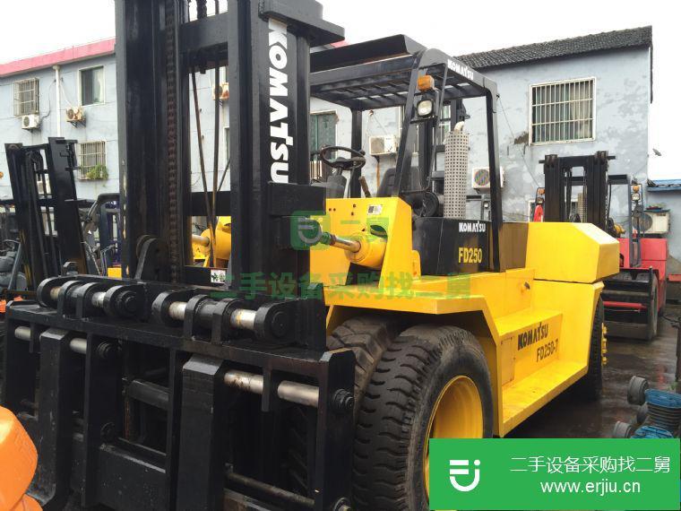 轉讓8成新小松Komatsu FD250-7 25噸內燃叉車