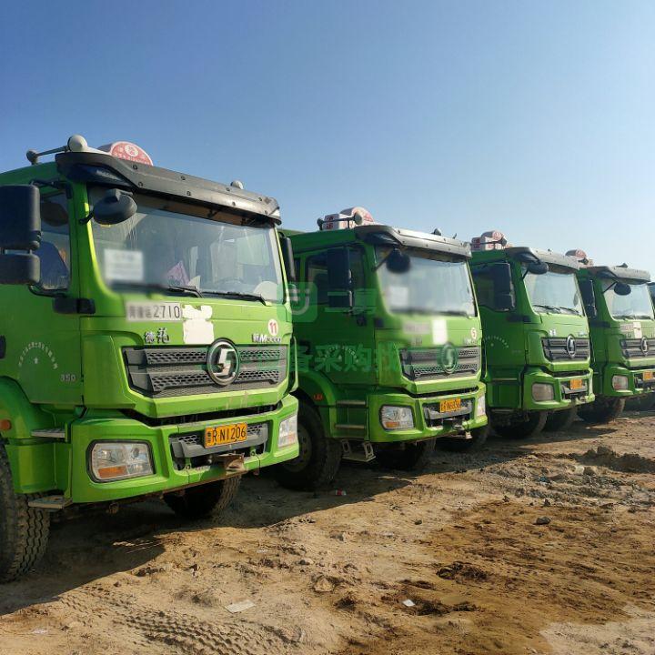 急售9成新自卸車陜汽德龍德龍后八輪環(huán)保渣土車河南省開封市