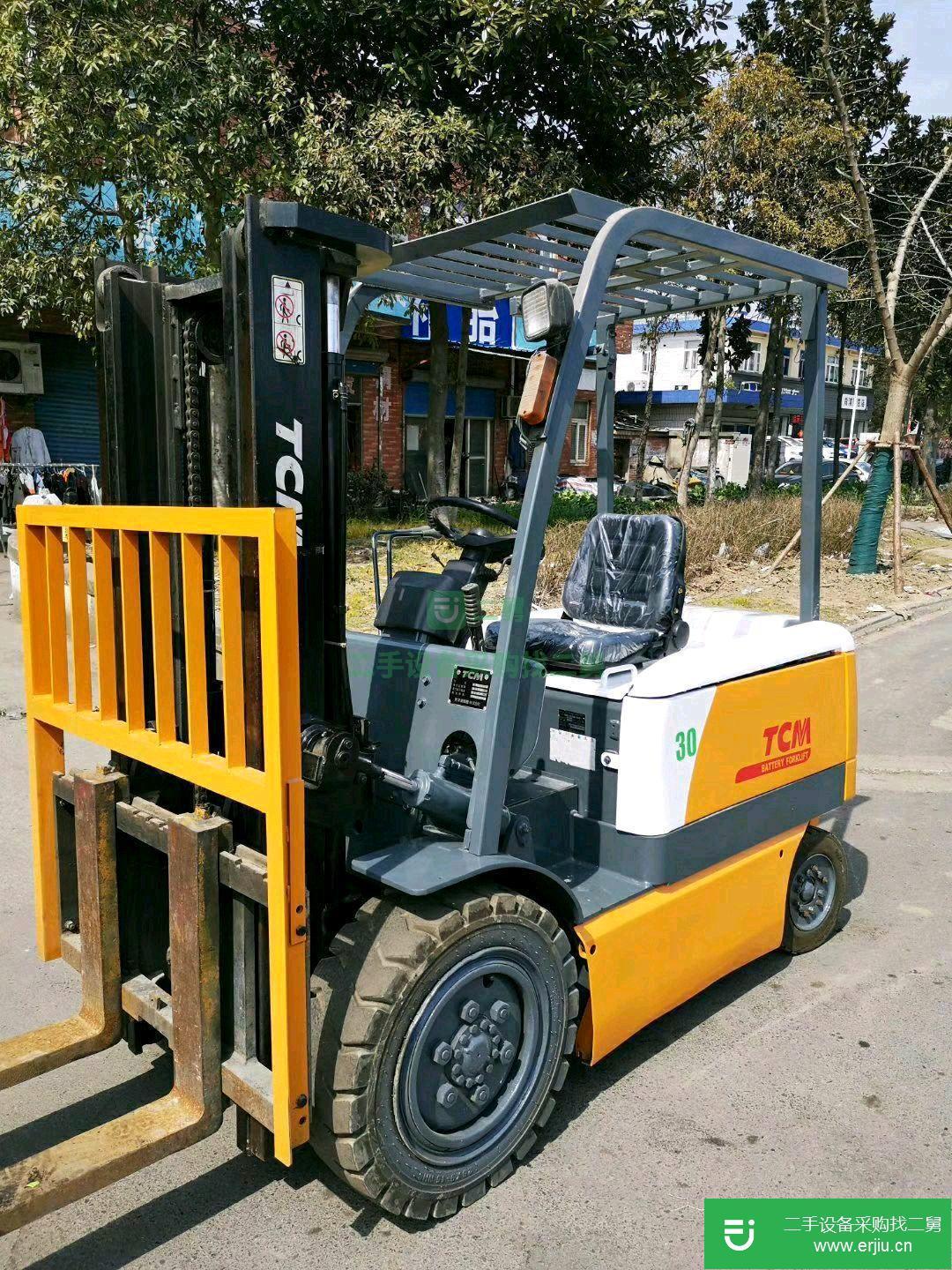 進口電動叉車，豐田小松三支點電動叉車，環保二手叉車出售