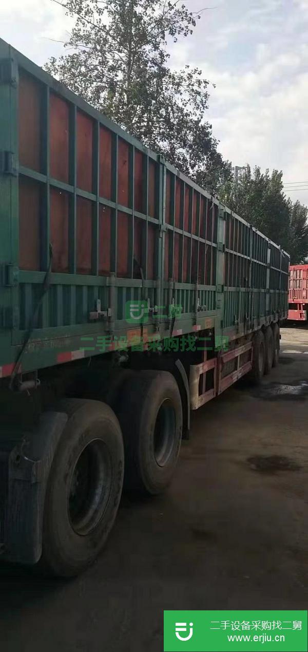 出售東風450輕盈版，車齡六個月，帶十三米高低板大開門掛車