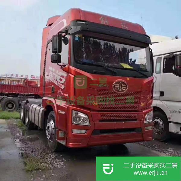 轉讓出售二手17年青島解放JH6牽引車   500馬力   國五排放