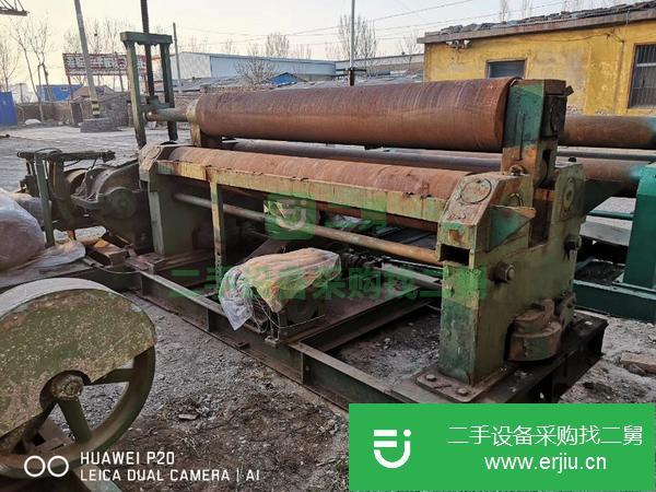 二手實心W11-25*2500機械自動卷板機一臺銅套