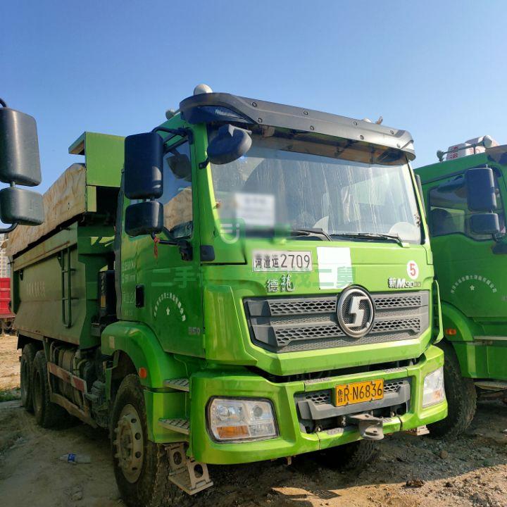 急售9成新自卸車陜汽德龍德龍后八輪環(huán)保渣土車河南省開封市