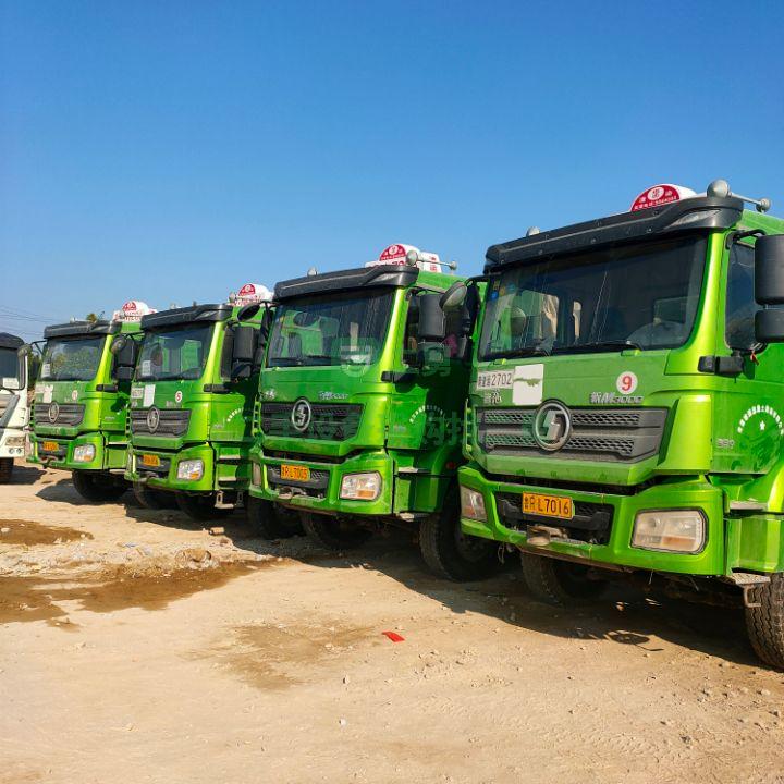 急售9成新自卸車陜汽德龍德龍后八輪環(huán)保渣土車河南省開封市