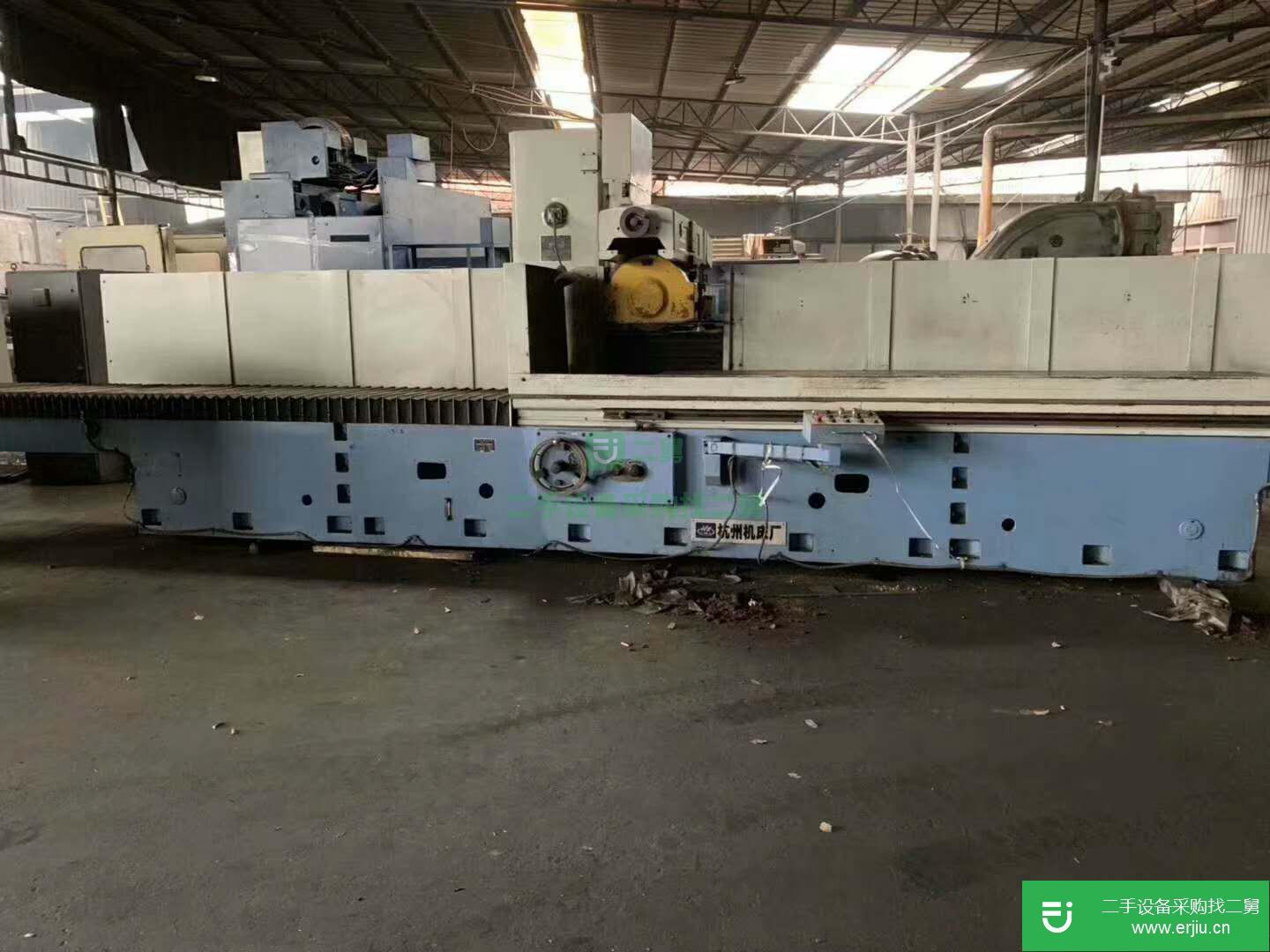 賠本出售二手杭州M1750x30HZ臥軸矩臺平面磨床原版原漆導軌帶花