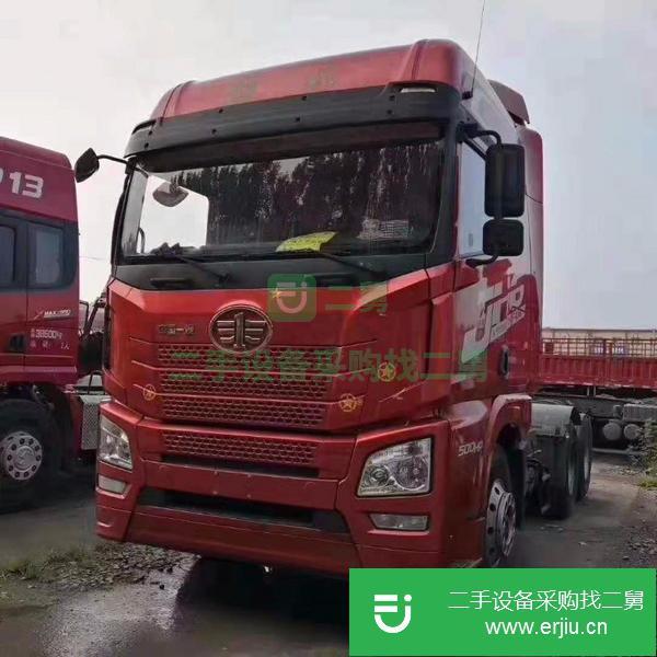 轉讓出售二手17年青島解放JH6牽引車   500馬力   國五排放