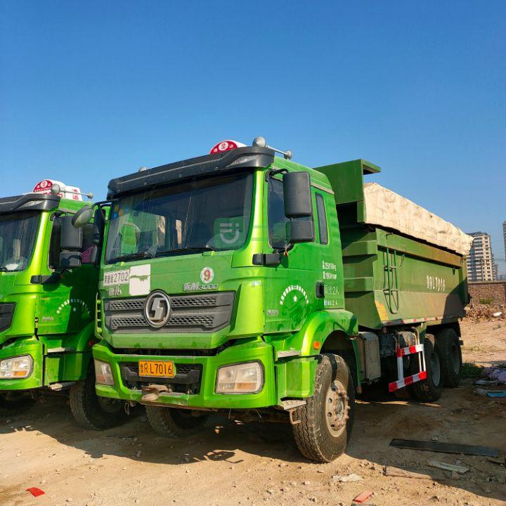 急售9成新自卸車陜汽德龍德龍后八輪環(huán)保渣土車河南省開封市