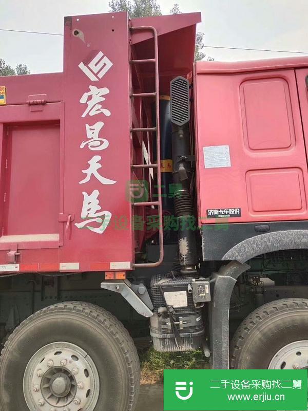 出售二手國五豪沃18年8米5自卸車 1米5高 二手工程自卸車