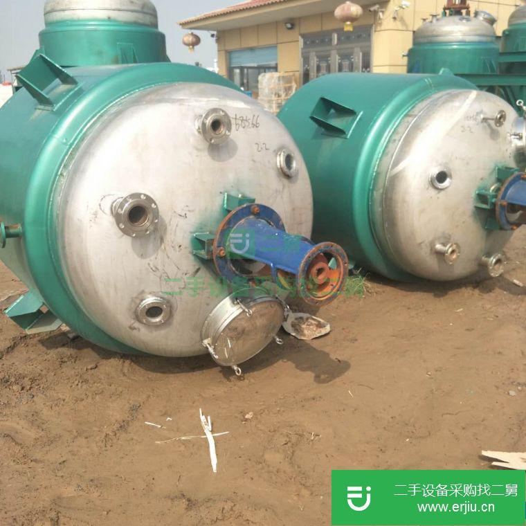 轉讓:處置二手反應釜 二手5000L搪瓷反應釜 二手電加熱搪瓷反應釜 二手反應釜