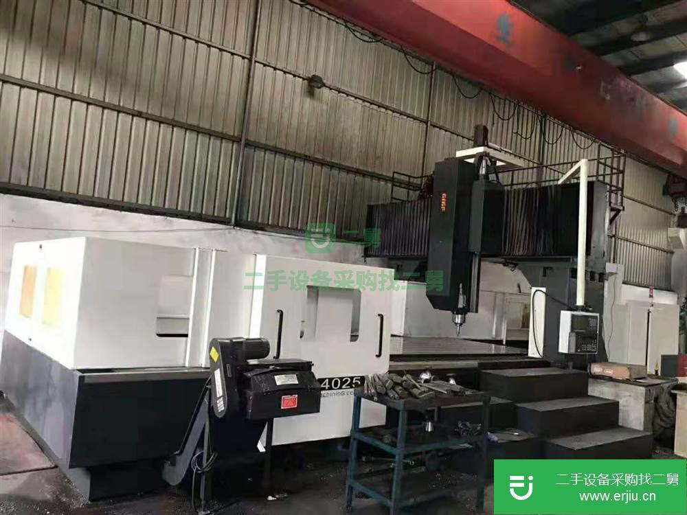 工廠轉型低價處理二手【南通國盛GMF4025數控龍門銑床】