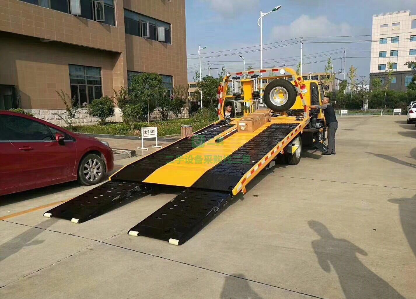 藍(lán)牌一拖二清障車/救援車/拖車低價出售