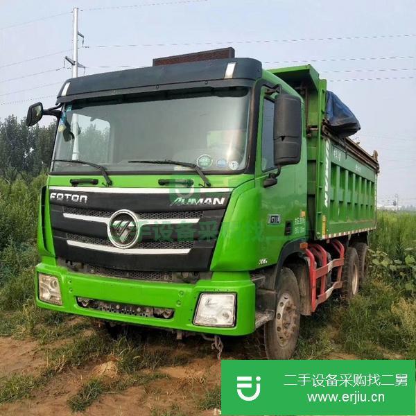 轉讓二手工程自卸車陜汽德龍5.6米-6.2米國四自卸車