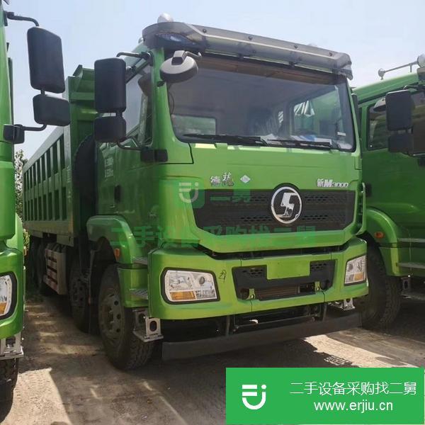 轉讓二手工程自卸車陜汽德龍5.6米-6.2米國四自卸車