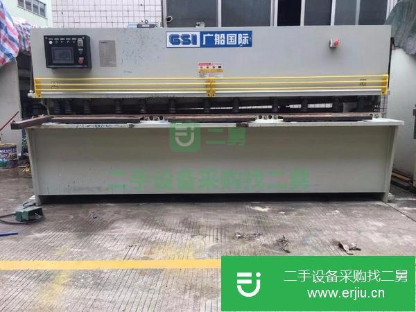 轉讓2017年廣船國際4*3200剪板二手折彎機激光切割機