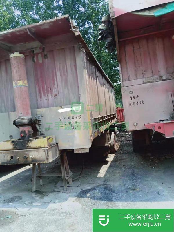轉讓一批后翻半掛車 手續齊全