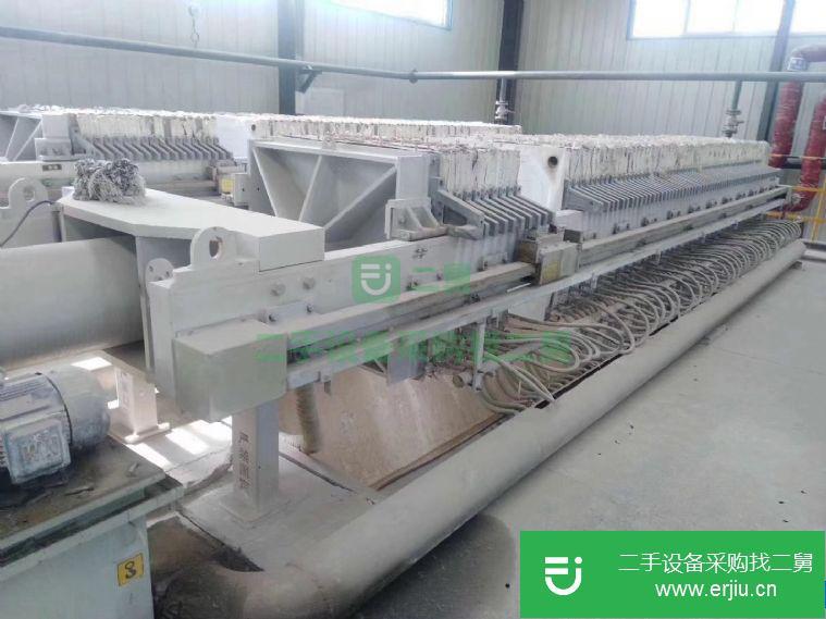 轉(zhuǎn)讓:120平方二手京津隔膜壓濾機，反沖洗壓濾機