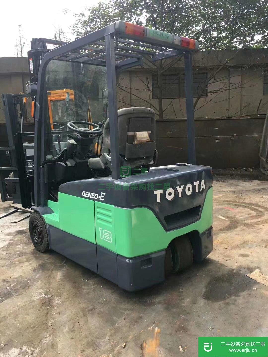 二手叉車前移式電動(dòng)叉車，進(jìn)口豐田電動(dòng)堆高二手叉車