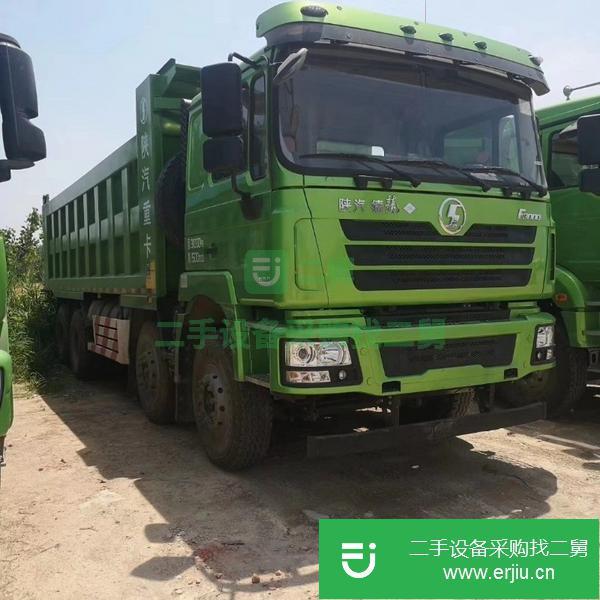 轉讓二手工程自卸車陜汽德龍5.6米-6.2米國四自卸車