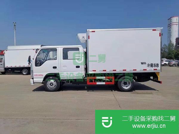 轉讓雙排座慶鈴五十鈴藍牌冷藏車低價處理