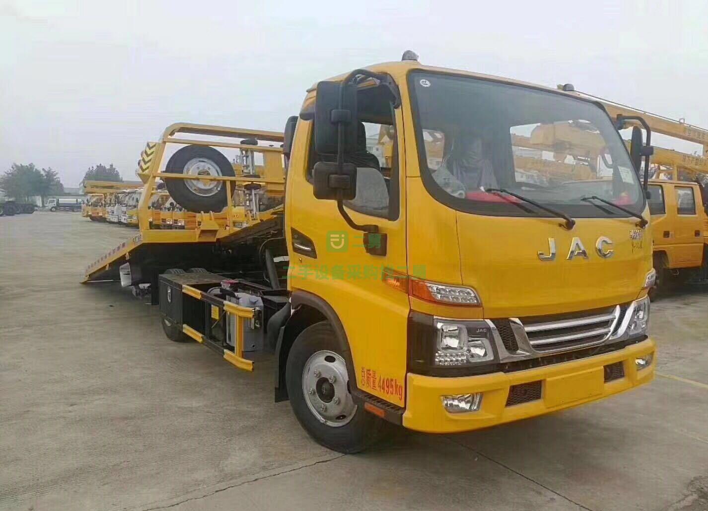 藍(lán)牌一拖二清障車/救援車/拖車低價出售
