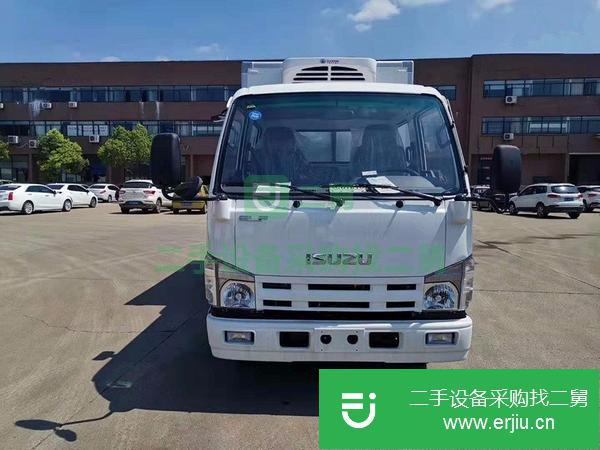 轉讓雙排座慶鈴五十鈴藍牌冷藏車低價處理