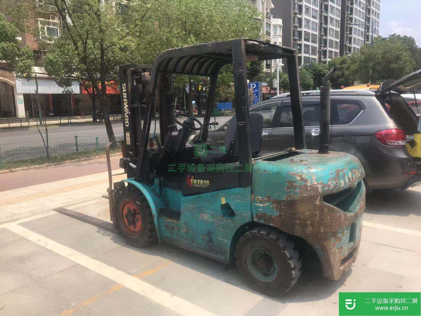 三噸自動擋升高三米叉車出售