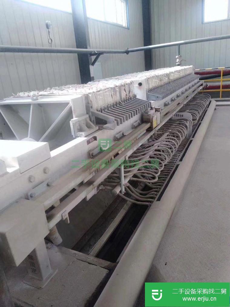 轉(zhuǎn)讓:120平方二手京津隔膜壓濾機，反沖洗壓濾機