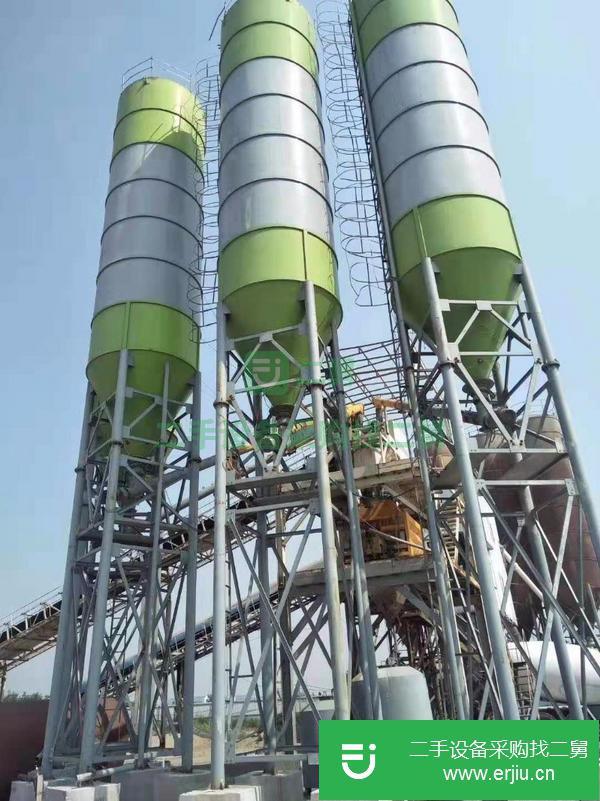 出售100噸水泥倉四個,包拆包裝車120一套,鋼結構配料機,仕高瑪主機