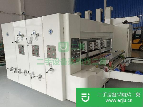 轉(zhuǎn)讓紙箱廠生產(chǎn)線 二手紙箱機(jī)械  水墨印刷機(jī)開槽模切打角釘