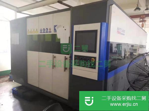 轉讓2017年大族3000瓦光纖激光切割機二手折彎機剪板