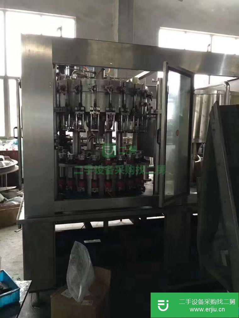 轉讓:低價處理24頭三合一玻璃瓶碳酸灌裝機