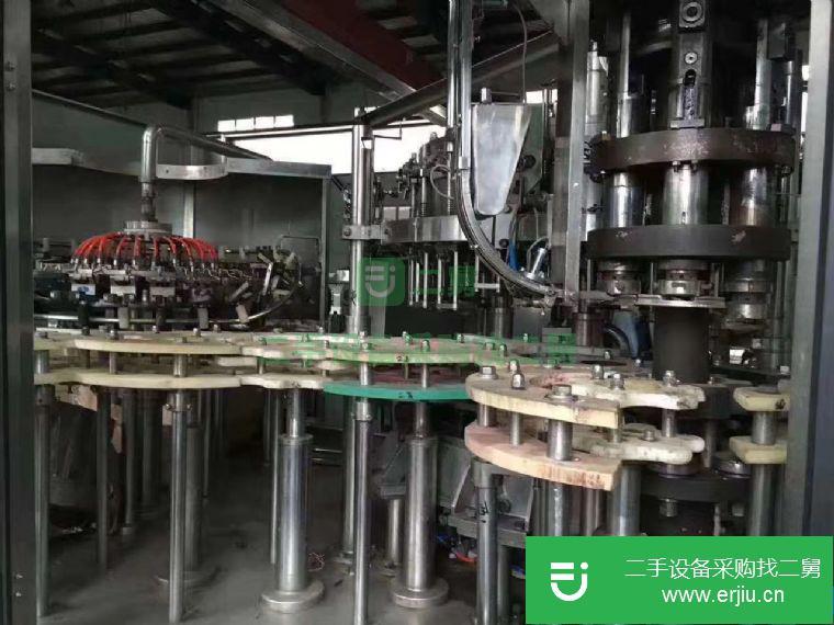 轉讓:低價處理24頭三合一玻璃瓶碳酸灌裝機