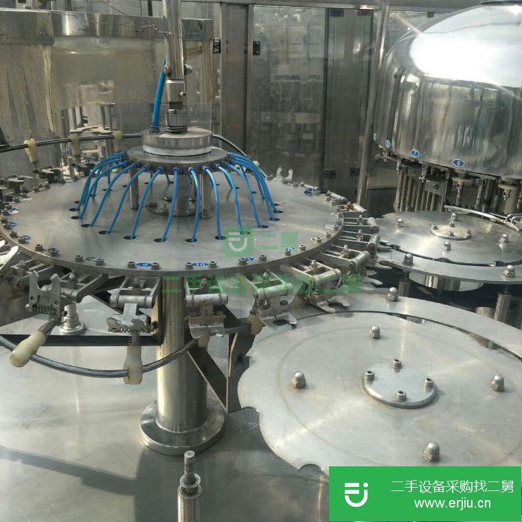 轉(zhuǎn)讓:出售二手16頭三合一玻璃瓶灌裝機，